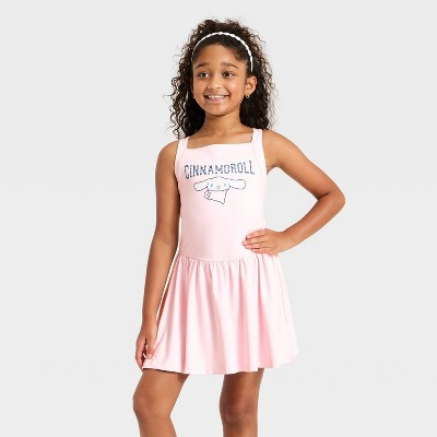Girls' Sanrio Cinnamoroll Active Dress - Light Pink S | Target