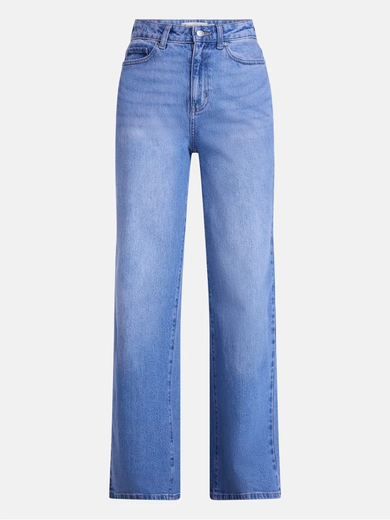 Scenario Women's Wide Leg Jeans, Sizes 0-20 | Walmart (US)