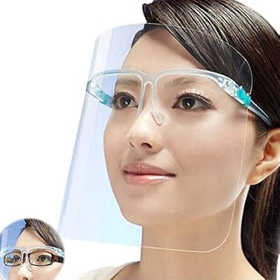 12 Pack All-Round Cap with Clear Wide Visor Spitting Anti-Fog Lens, Lightweight Transparent Shiel... | Amazon (US)