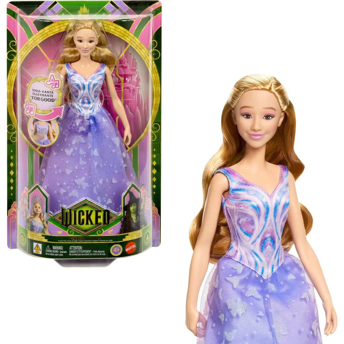 Universal Pictures' Wicked: For Good Singing Glinda Doll, Movie-Inspired Outfit, Sings "For Good" | Target