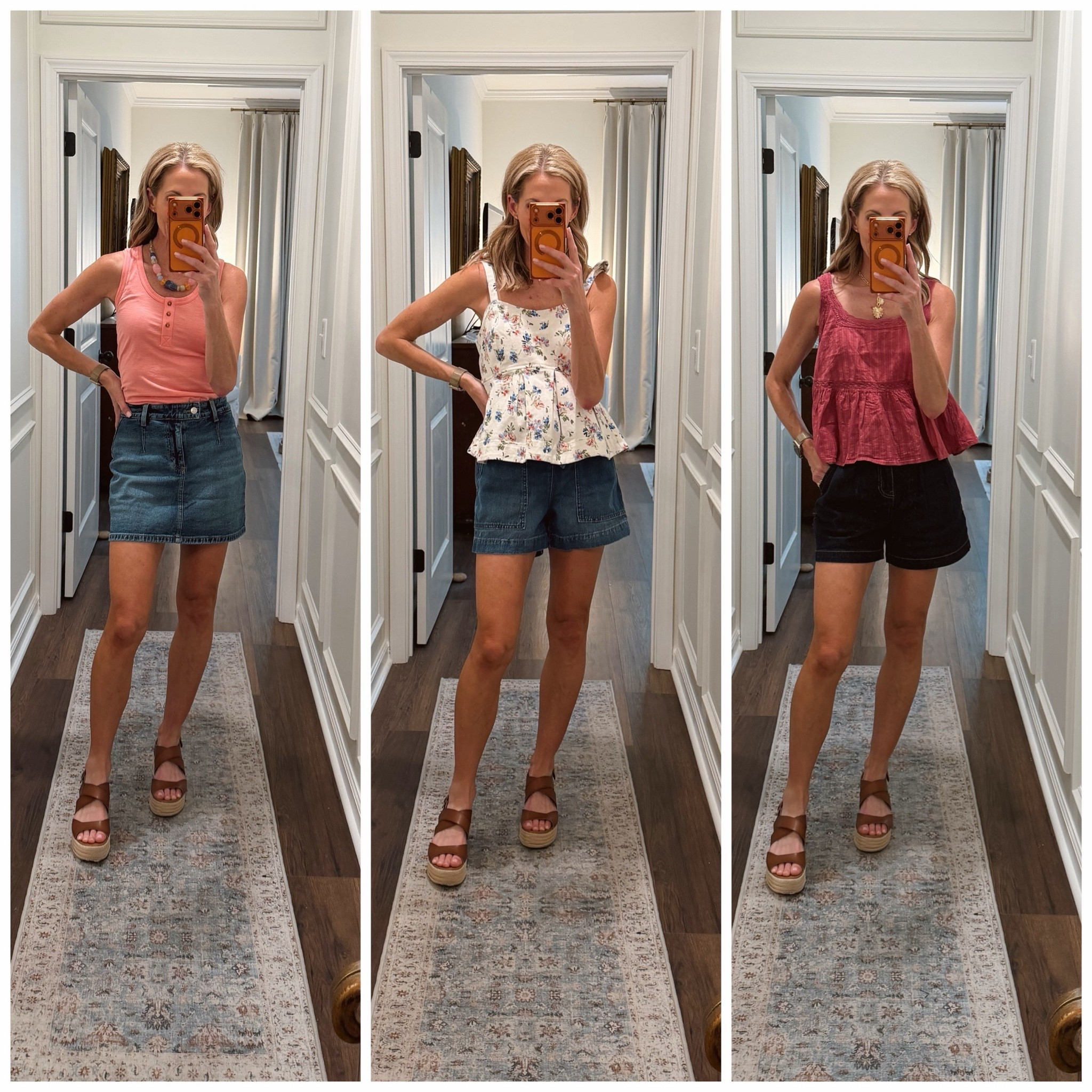 Skort, utility, and high rise shorts all under $30. Wearing a size 0 in all.

#LTKgrwm #LTKmomlife #LTKootd