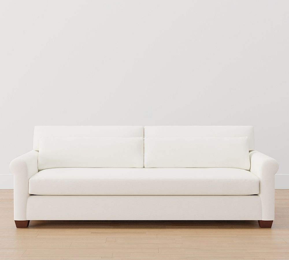 York Roll Arm Deep Seat Sofa (62"-111") | Pottery Barn (US)