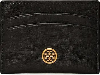 Tory Burch Robinson Leather Card Case | Nordstrom | Nordstrom