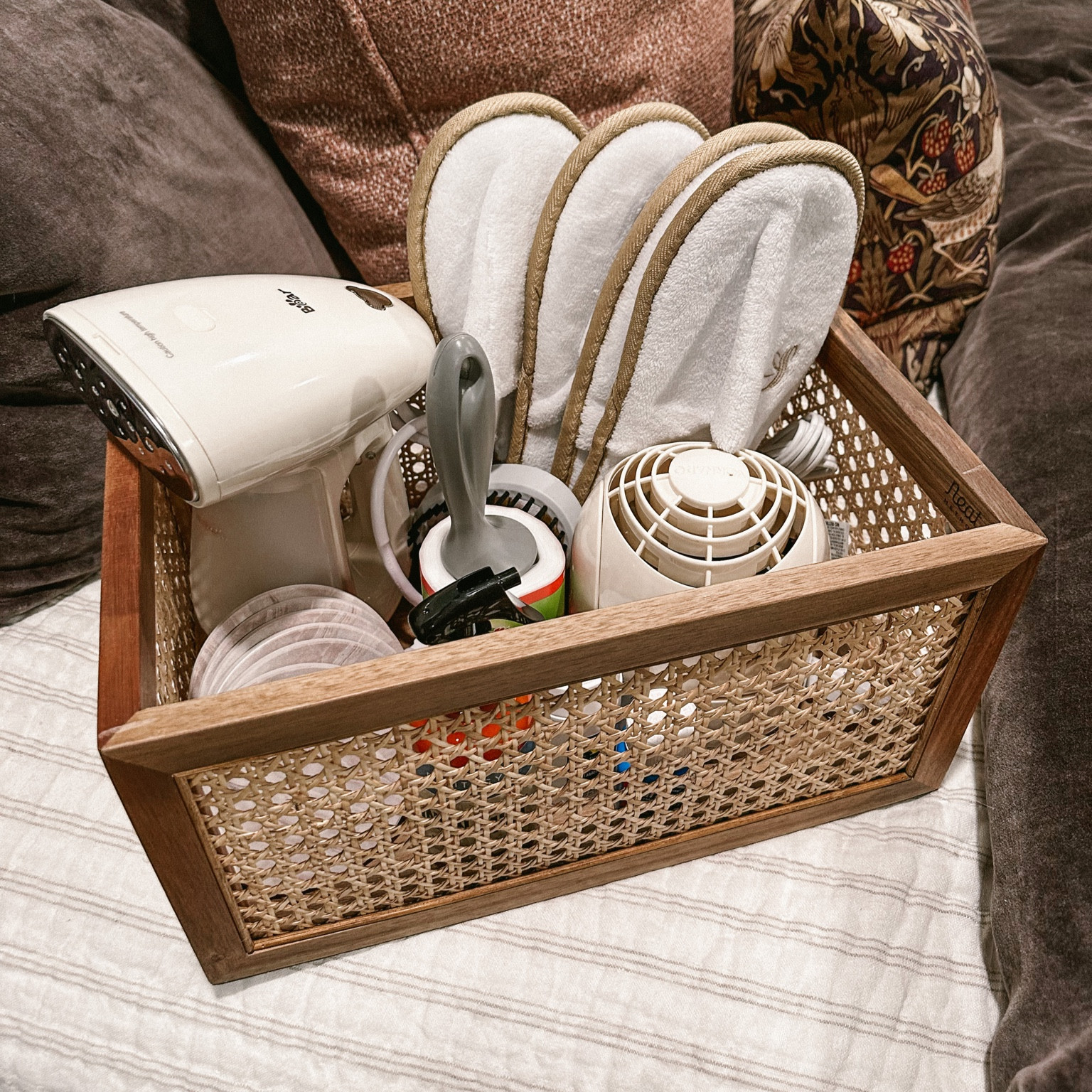 Guest room basket essentials and charging station! 🧺

#LTKGiftGuide #LTKfindsunder50 #LTKhome