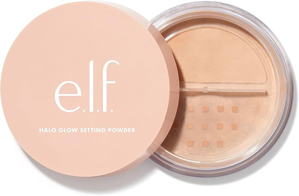 e.l.f., Halo Glow Setting Powder, Silky, Weightless, Blurring, Smooths, Minimizes Pores and Fine ... | Amazon (US)