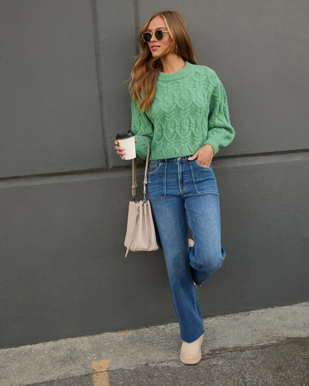 Siarah Cable Knit Sweater | VICI