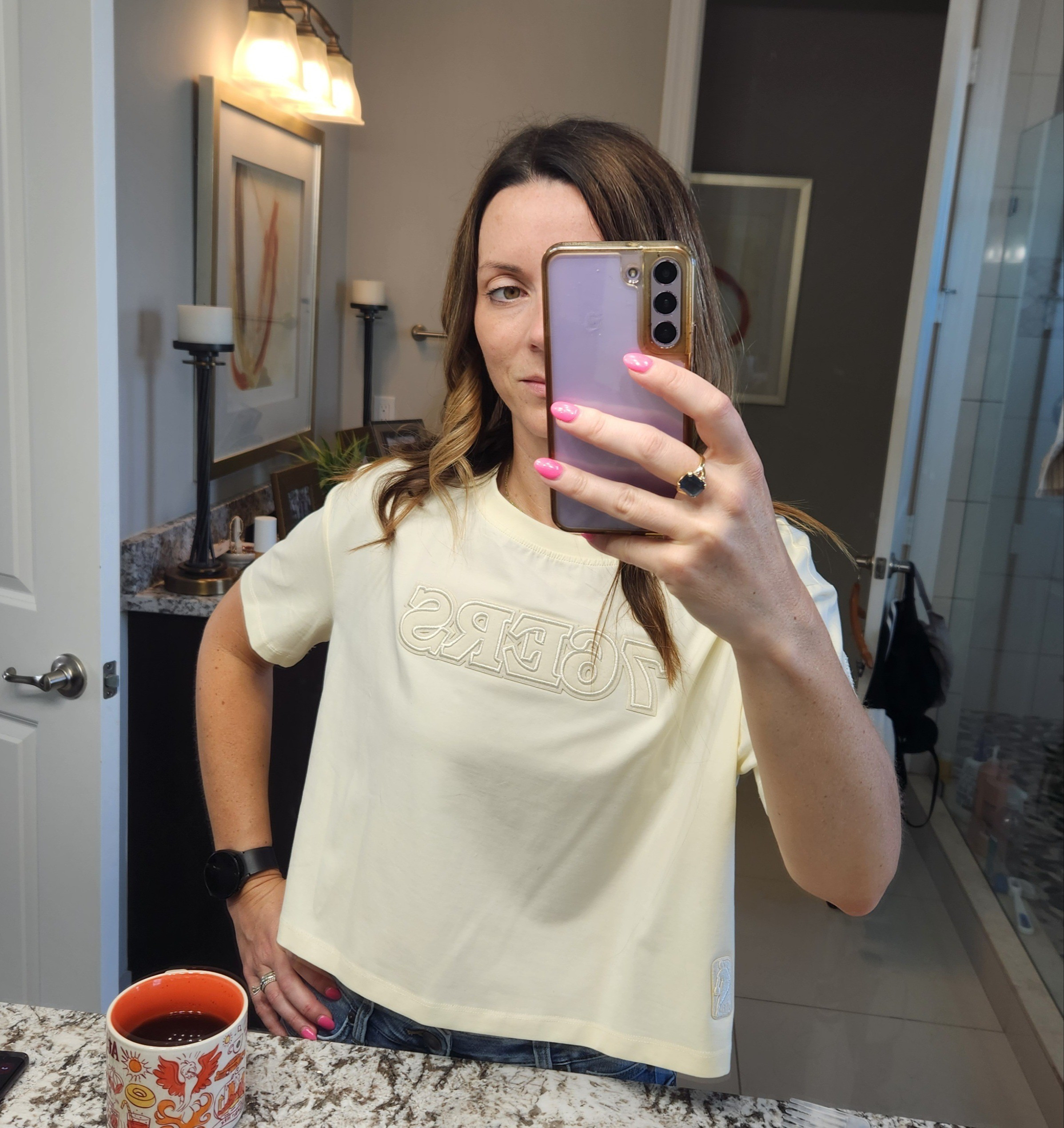 It's time for playoff basketball! Let's go sixers! Boxy crop tshirt, ships free.

#LTKActive #LTKsalealert