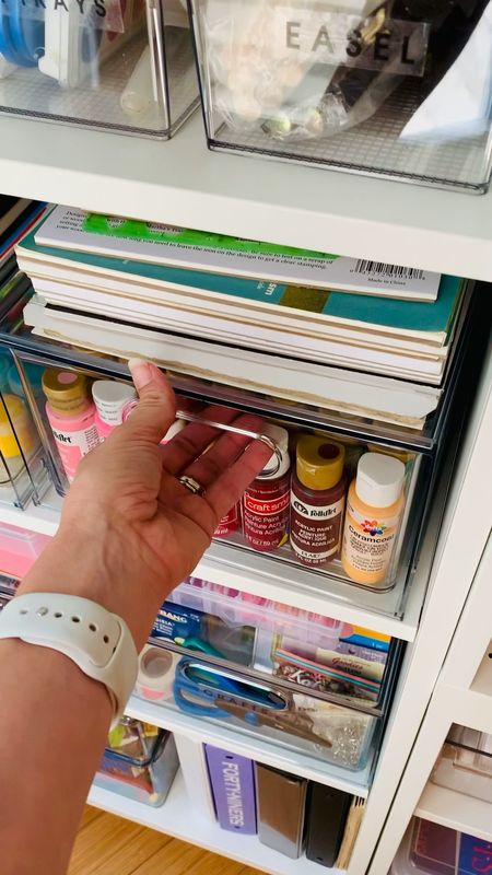 Divided clear drawer is 35% off. Two of these drawer units fit perfectly in the IKEA Besta storage unit 

#LTKfindsunder50 #LTKSale #LTKhome