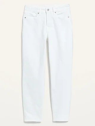 High-Waisted O.G. Straight White Ankle Jeans for Women | Old Navy (CA)