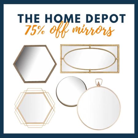 Refresh your home with a stunning new mirror!! Right now you can score 75% OFF select mirrors at The Home Depot!!! 😱🔥🤯 That means you can save over $100 on some of our top picks so RUN!!! 🏃‍♀️💨🔥

#LTKhome #LTKunder50 #LTKSale