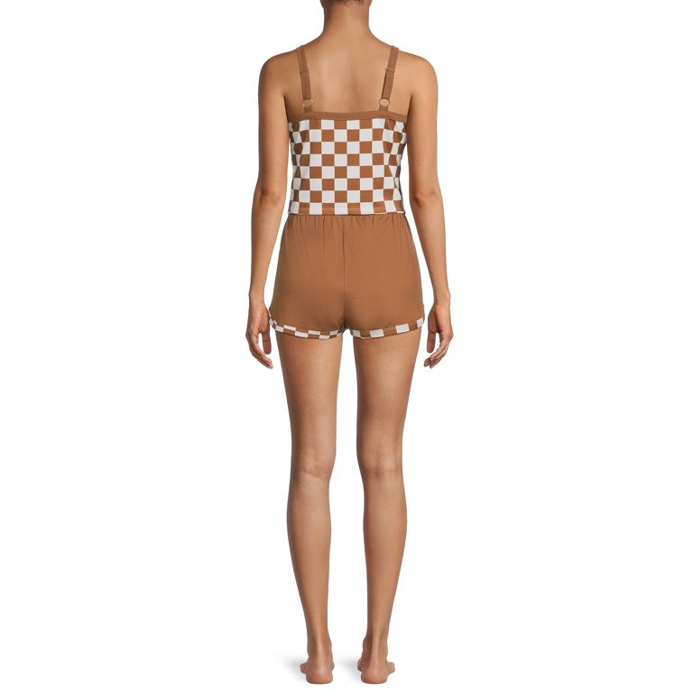 No Boundaries Juniors Graphic Tank and Shorts 2-Piece Set | Walmart (US)