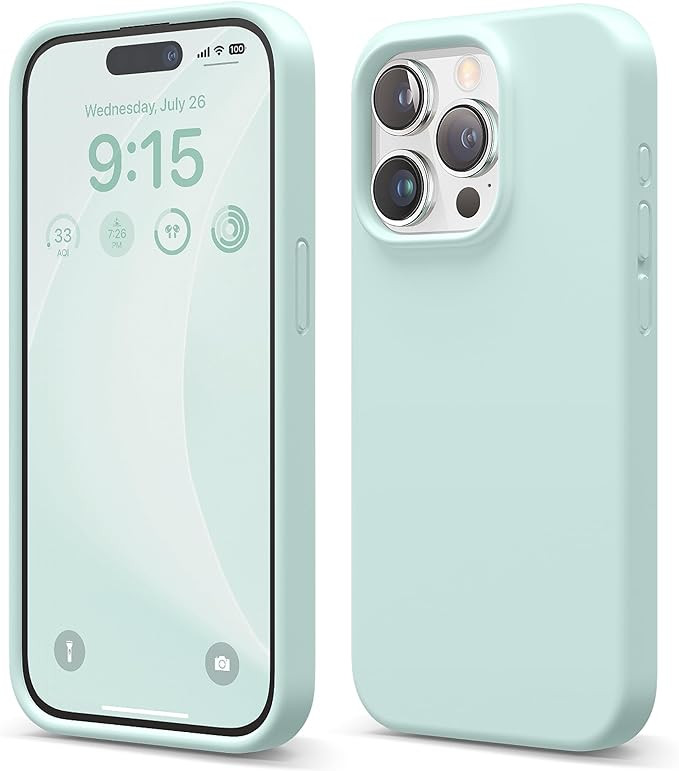 elago Compatible with iPhone 15 Pro Case, Liquid Silicone, Full Body Protective Cover, Shockproof... | Amazon (US)