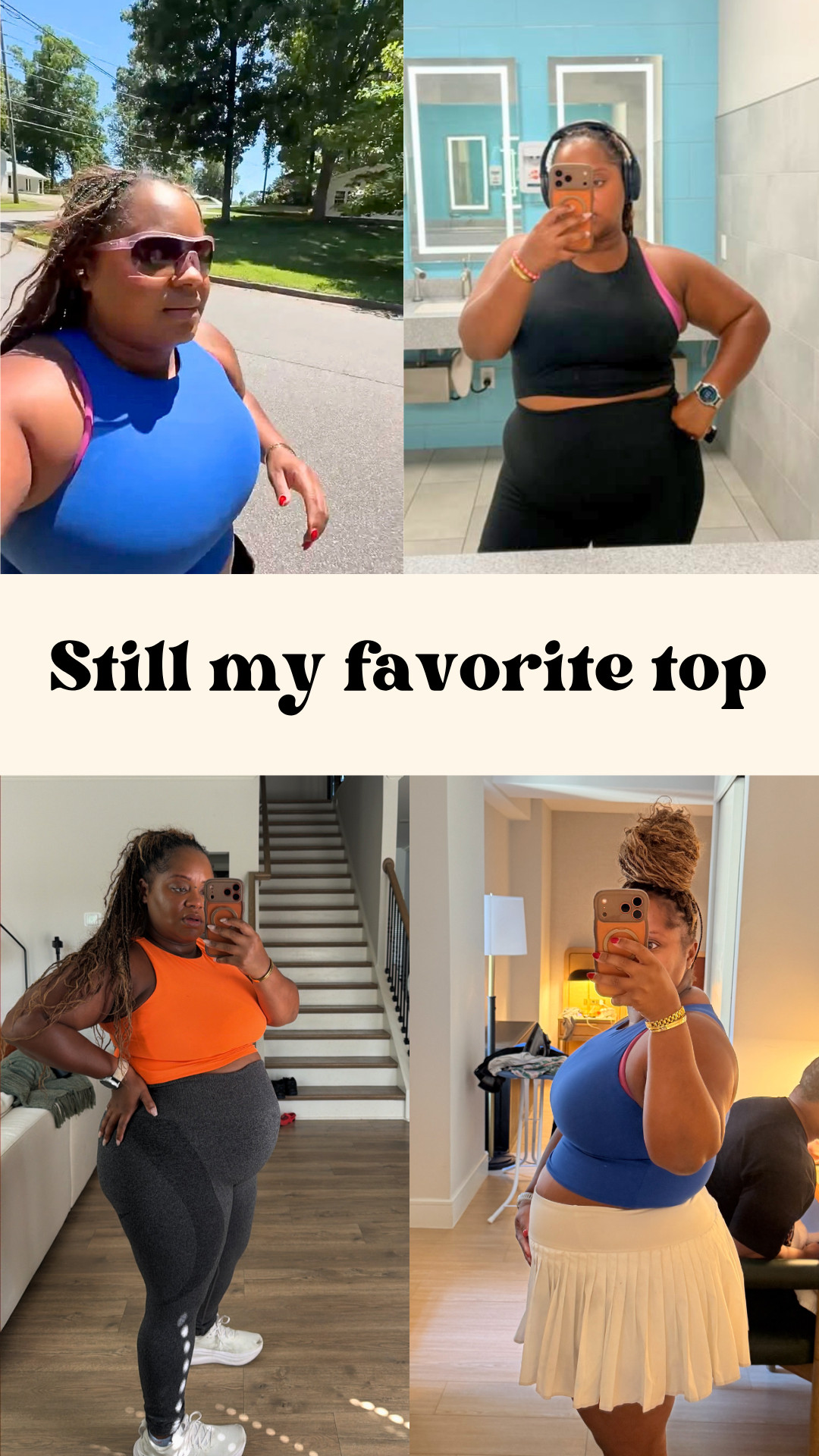 The best compliment I can give this top? I bought it in multiple colors... and I'm still wearing it throughout pregnancy. 

It's been one of my most-worn tops for runs, races, workouts, and everyday life.  

 #LTKActive #LTKMidsize #LTKBump