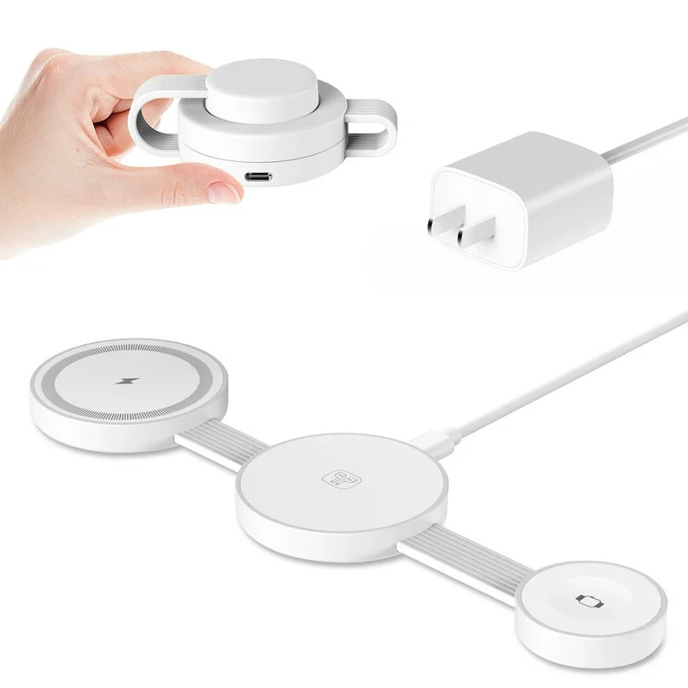 Magsafe Charger Fodable 3 in 1 Charging Station Compatible with iPhone16 15 14Pro Max, Andorid, W... | Walmart (US)
