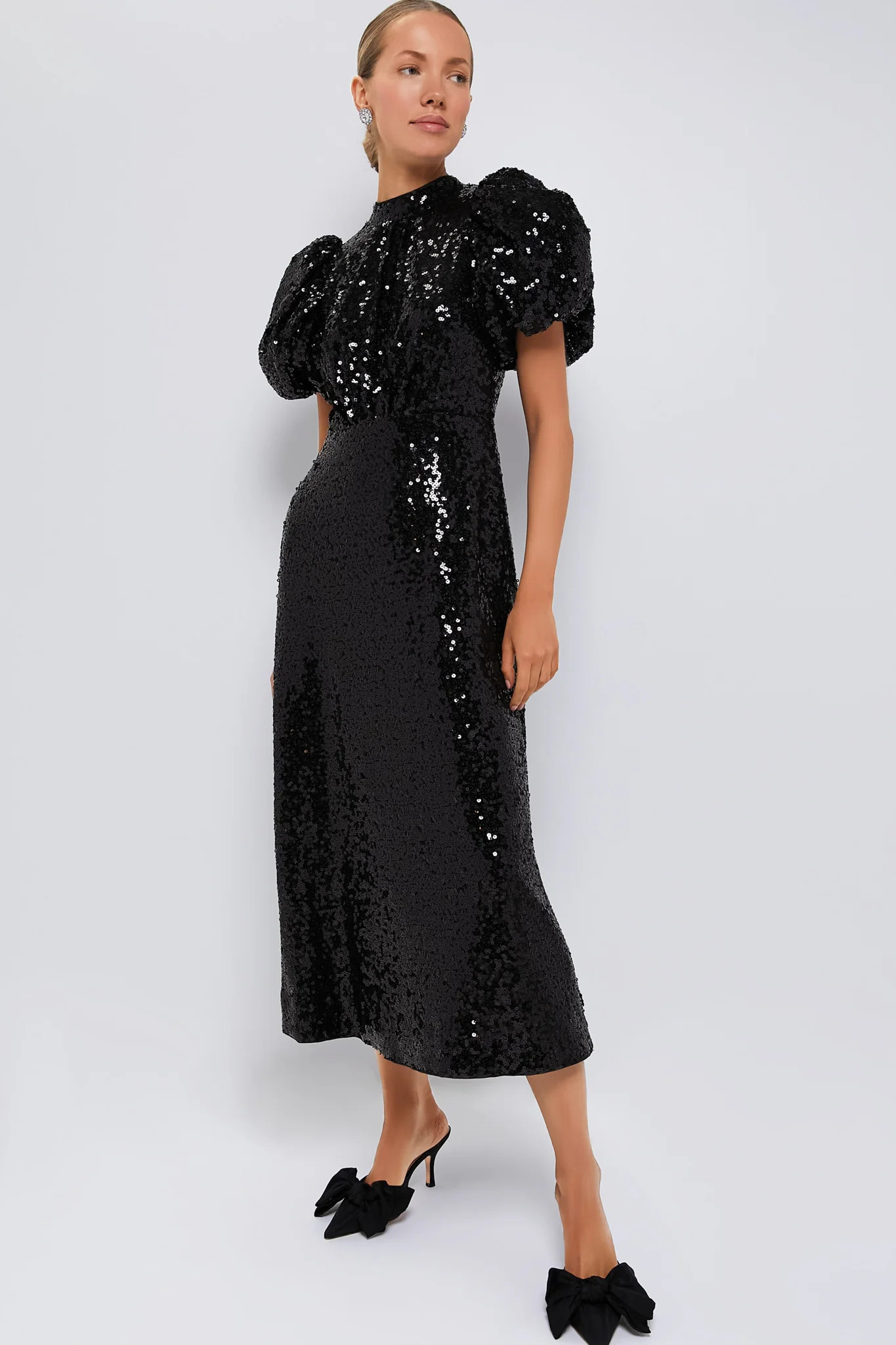 Black Sequin Perris Dress | Tuckernuck (US)