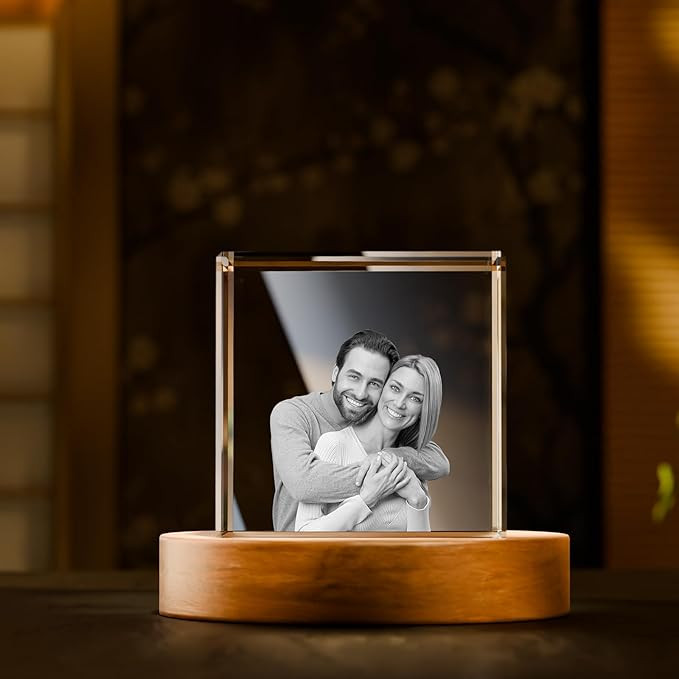 Artmosphere 3D Crystal Photo, Personalized Gifts for Women, Wife, Men, Her, Him, Great Customized... | Amazon (US)
