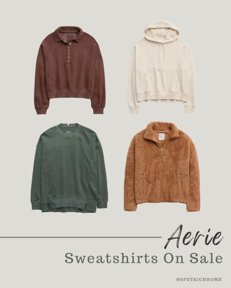 I’m all about wearing comfy clothes around the house (especially while I’m healing), and these sweatshirts from Aerie definitely fit the “cozy fall vibes” I’m looking for. Save 25% off site-wide through 9/24 by shopping through the LTK app. Copy the exclusive promo code when you click on a product link and apply it at checkout 👏🏼

#falloutfits #autumn #womens #traveloutfit #casual 

#LTKSale #LTKtravel #LTKsalealert