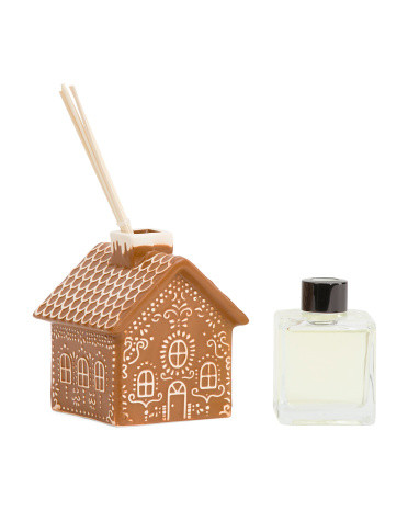 150ml Spiced Gingerbread House Reed Diffuser | TJ Maxx