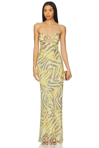 Runaway The Label Midal Maxi Dress in Sivella Print from Revolve.com | Revolve Clothing (Global)