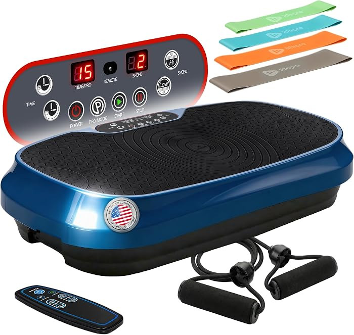 Lifepro Waver Mini Vibration Plate Exercise Machine with Resistance Bands | Amazon (US)