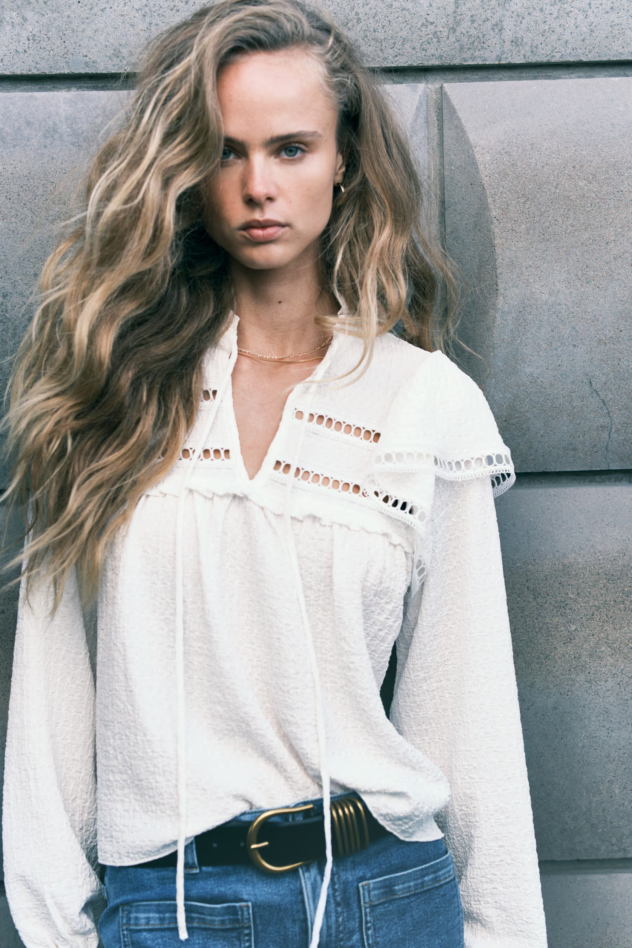 Textured Jersey Blouse | H&M (US + CA)