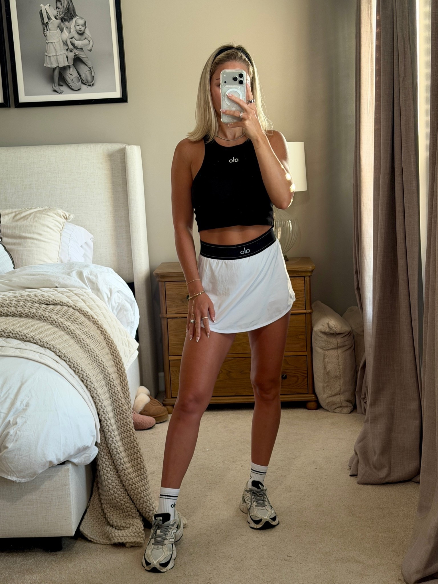 Wearing a small in both pieces, could have for sure sized up in the skirt ✨

#LTKootd #LTKmomlife #LTKActive