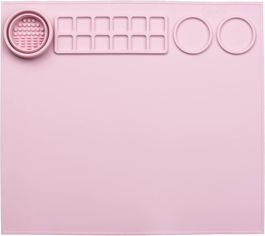 Cheek's Paper Room-Creator Silicone Craft Mat for Painting and Crafts (Pinklet) Large Mat with Co... | Amazon (US)