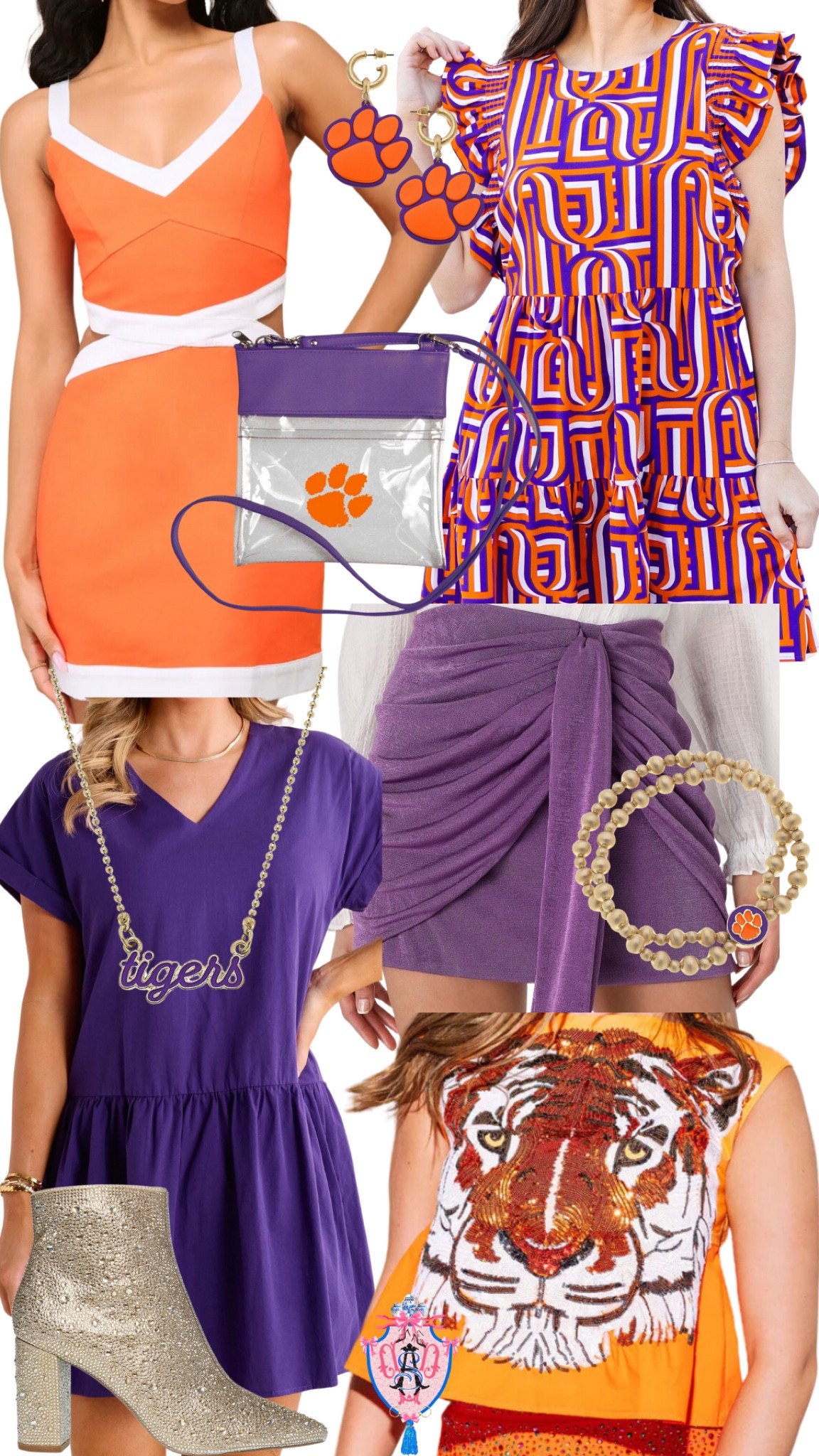 Clemson Tigers game day outfit inspiration | orange & purple | football season | tailgates | women’s outfit ideas

#LTKStyleTip #LTKU #LTKBacktoSchool