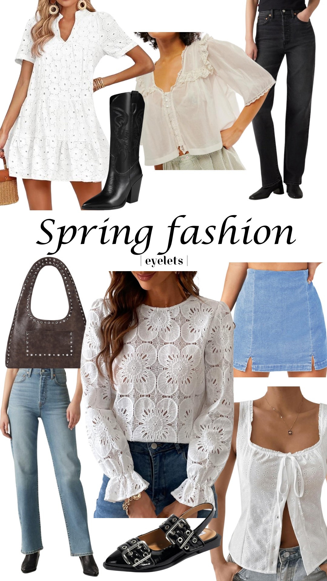 More eyelet looks for spring, but this time edgy  

#LTKSeasonal