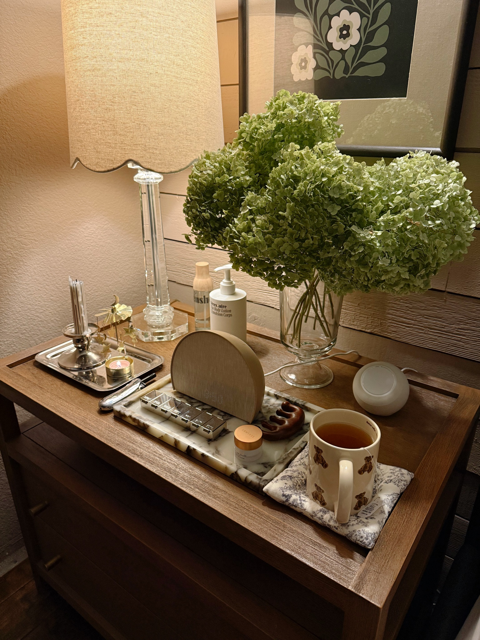 My evening nightstand with all my essentials for bed! 

#LTKHome #LTKSeasonal #LTKFindsUnder50