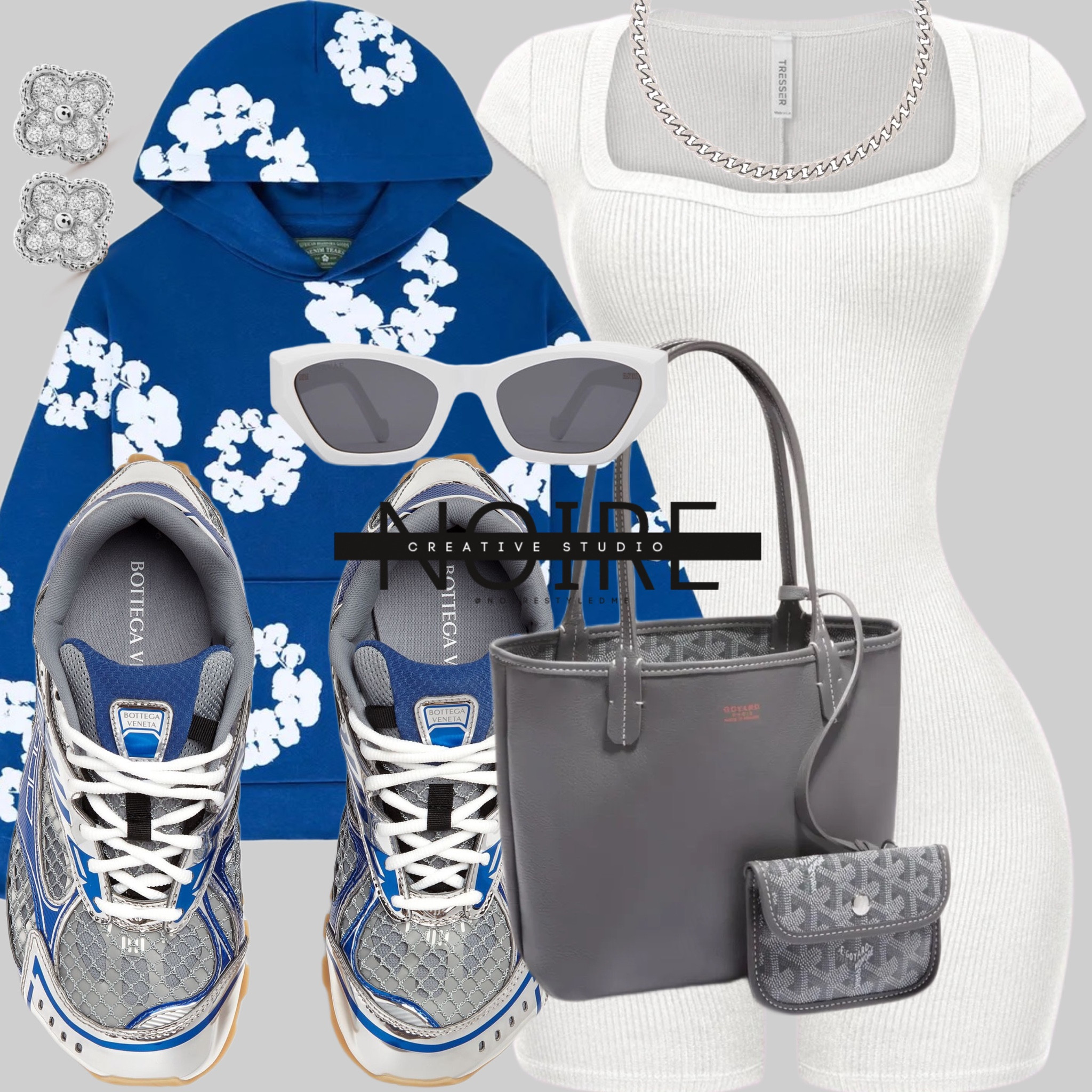 denim tears 💧

Jumpsuit from @styledelivers
Bag from @goyardofficial
Glasses from @lorvae ‘Shady Boots'

#LTKitbag #LTKshoecrush #LTKstyletip