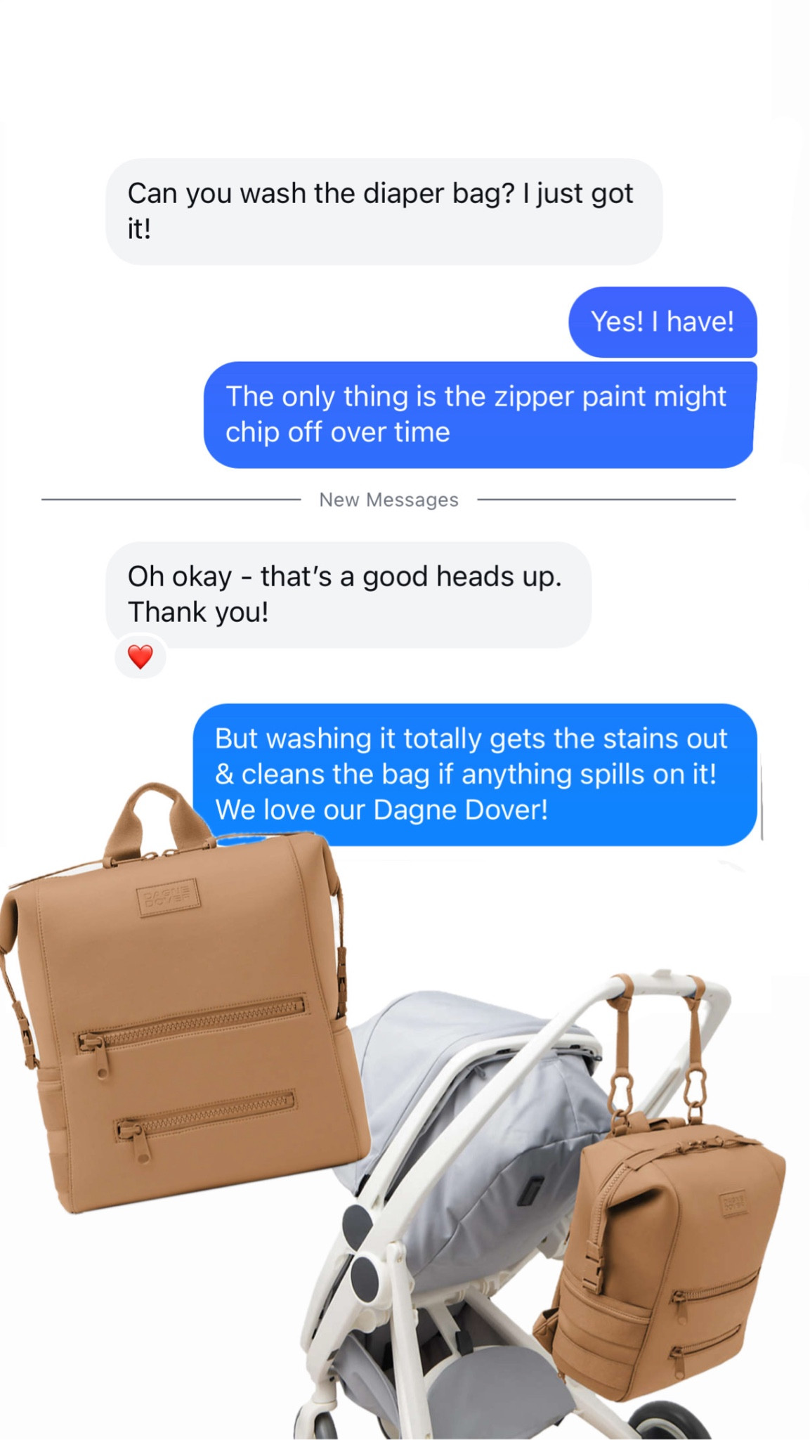 If you’ve ever wondered if you can put your Dagne Dover Diaper Backpack in the washing machine? Yes! We have and it totally cleans it! 

#LTKItBag #LTKBump #LTKBaby