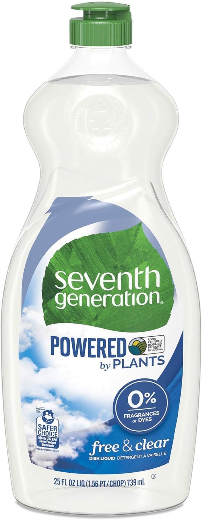 Seventh Generation Dish Liquid Soap, Free & Clear, 25 Fl Oz | Amazon (US)
