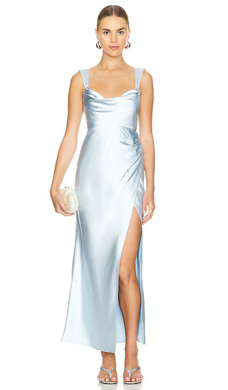 Havanna Dress in Blue | Revolve Clothing (Global)