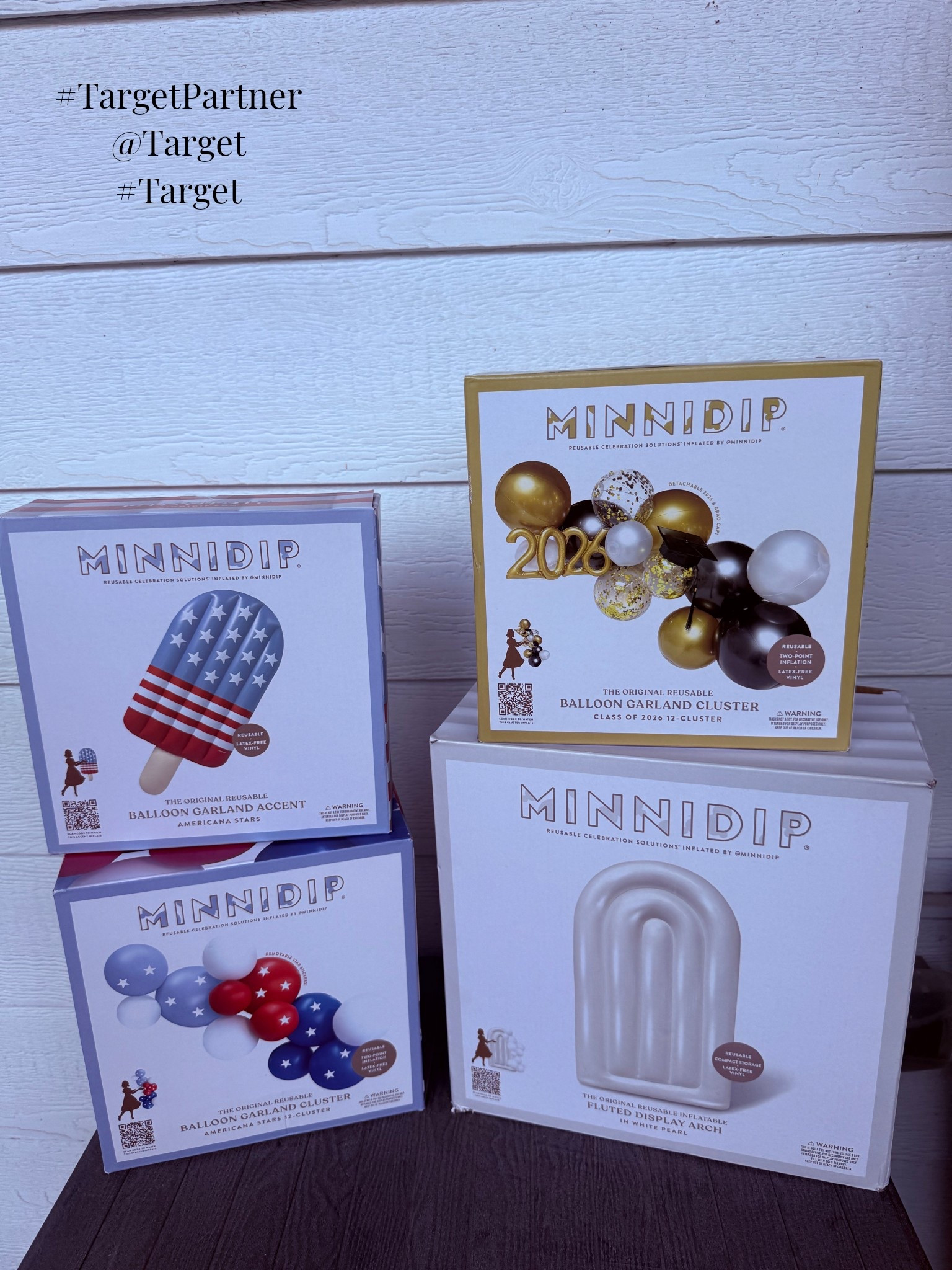 #ad Is this not the most genius invention!? Minnidip at Target has REUSABLE balloon garland, backdrops, and more! There are options for graduation parties, Memorial Day/4th of July, birthday parties, and bridal/baby showers. #TargetPartner @Target 

#LTKWedding #LTKMothersDay #LTKKids