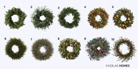 10 Winter Wreaths for your front door 

#LTKHoliday #LTKSeasonal #LTKhome