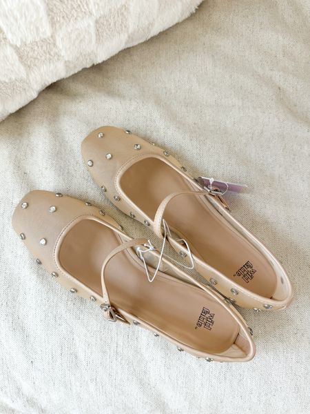 I just got these super cute, see-through, mesh, beige ballet slippers with crystals from @Target They are so trendy for the season and for $30. They are a must. 

#LTKSeasonal #LTKxTarget #LTKfindsunder50
