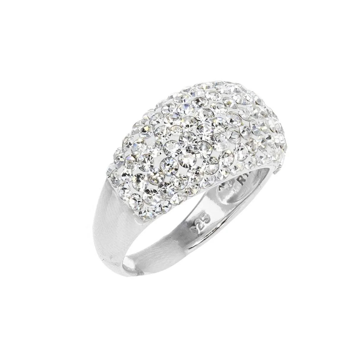 Swarovski Dome Crystal Ring | Roma Designer Jewelry