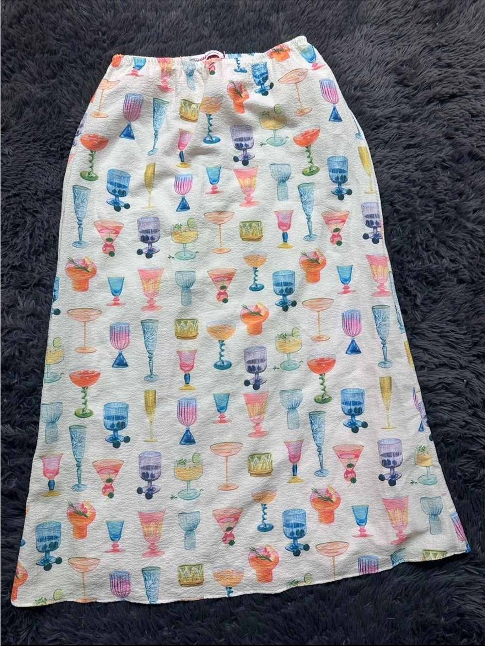 Lisa Says Gah X Nuuly Lauren Cocktail Maxi Skirt Multicolor Size Large EUC | Poshmark
