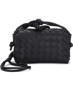 Woven Cross Body Bag for Women Trendy Crossbody Purse Small Summer Travel Tote | Amazon (US)