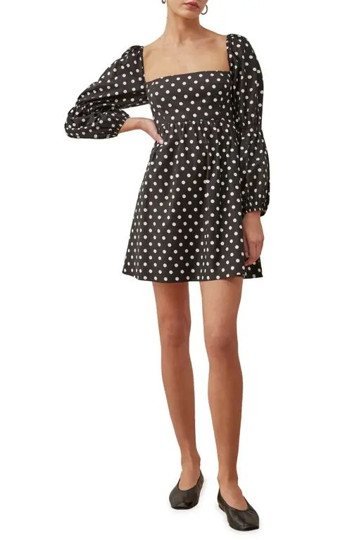 Reformation Michaela Organic Cotton A-Line Dress in Bettie at Nordstrom, Size 12 | Nordstrom