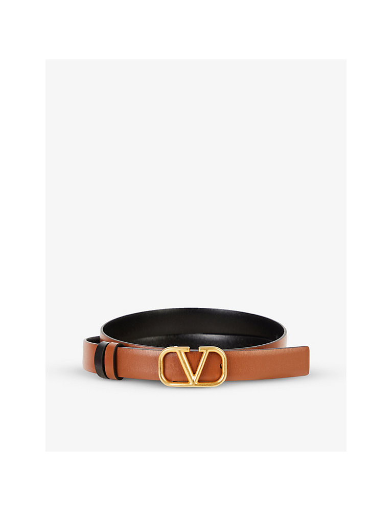 VALENTINO GARAVANI VLOGO reversible leather belt | Selfridges