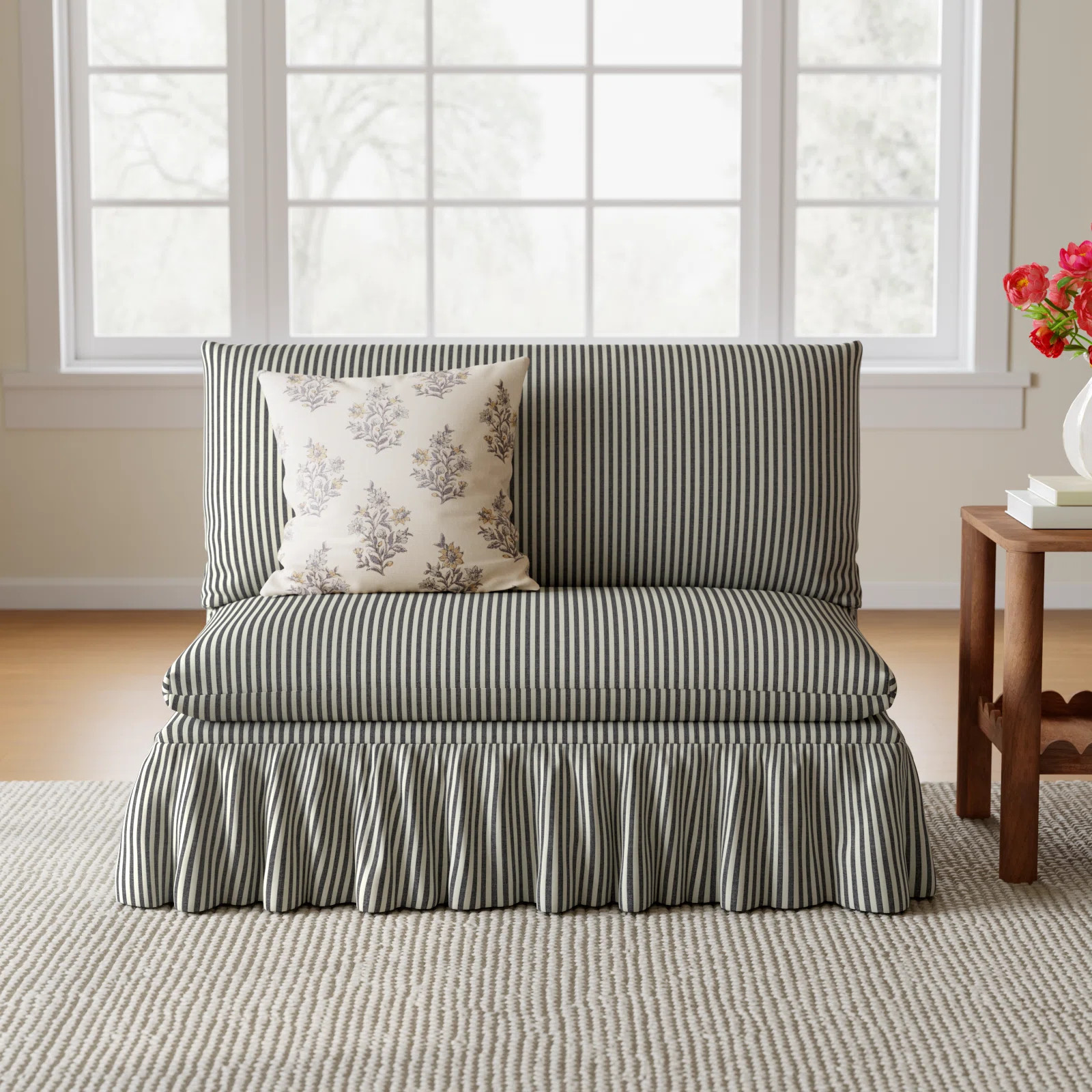 Stoffer Home x Cloth and Co. Thelma Settee | Birch Lane