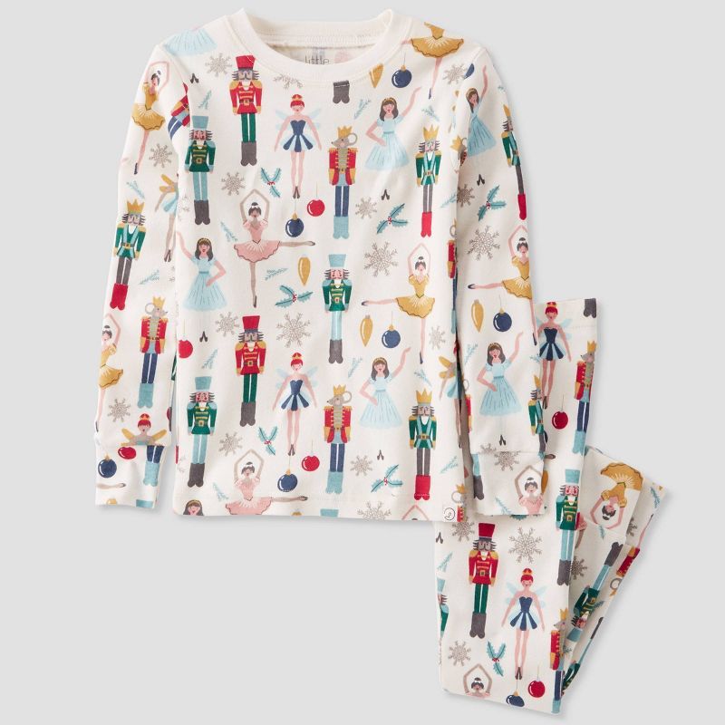 Toddler 2pc Nutcracker Organic Cotton Pajama Set - little planet by carter&#39;s 12M | Target
