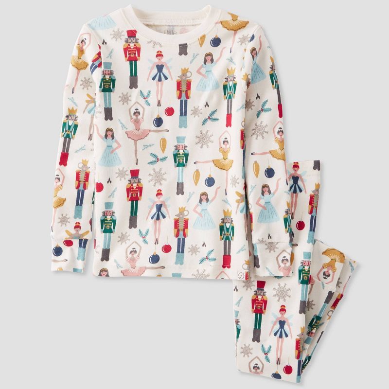 little planet by carter's Toddler 2pc Nutcracker Organic Cotton Pajama Set | Target