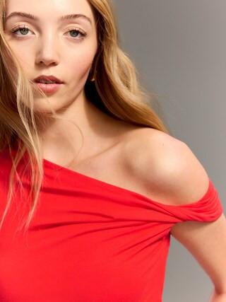 Old Navy x Christopher John Rogers One-Shoulder Twist Top | Old Navy (US)