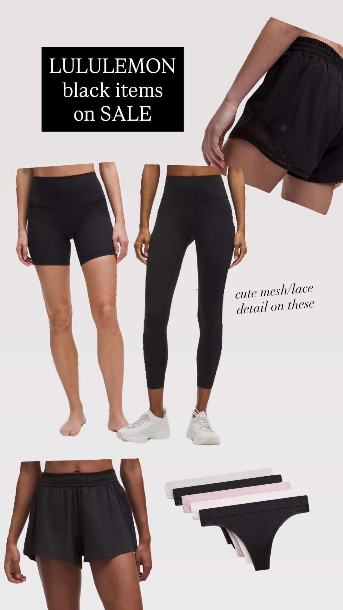 love all these Lululemon items on sale! Black rarely goes on sale so I’d snag these while you can!

I wear a 4 in leggings, a 6 in biker shorts and a 6-8 in regular shorts  and a 6 in tops  

#LTKSaleAlert #LTKFindsUnder100 #LTKActive