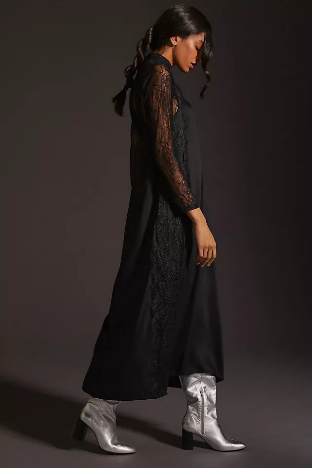 Let Me Be Sheer Lace Dress & Slip Set | Anthropologie (US)