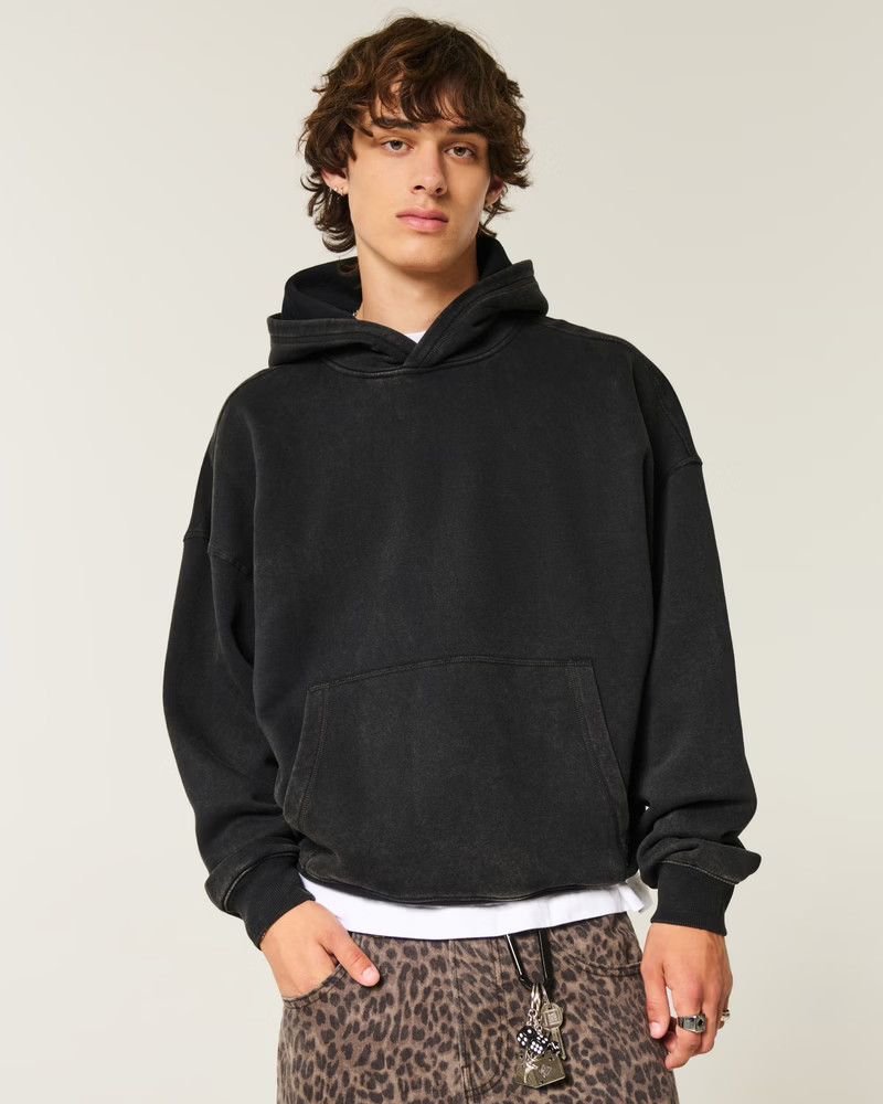 Boxy Zip-Up Hoodie | Hollister (US)