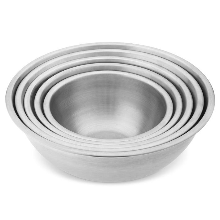 Stainless-Steel Nesting Mixing Bowls, Set of 5 | Williams-Sonoma